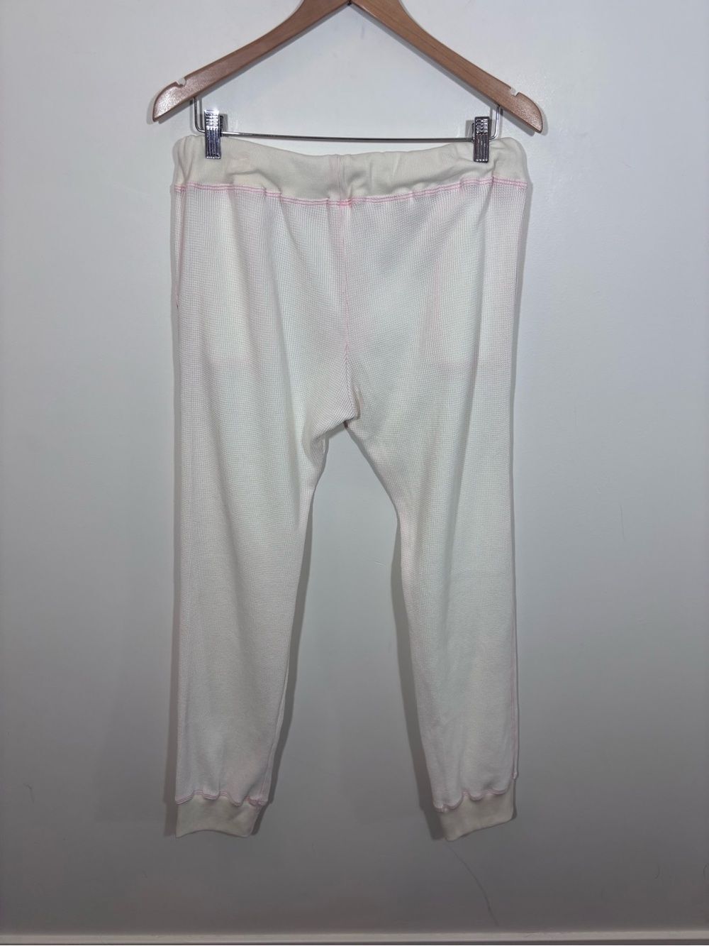 J.Marin The Thermal Jogger - Natural NWT Large Organic Cotton Waffle lounge - Picture 7 of 14